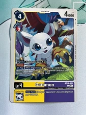 Gatomon BT16-031 U Digimon CCG | Beginning Observer NM