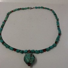 Wonderful 28" Turquoise Neckace