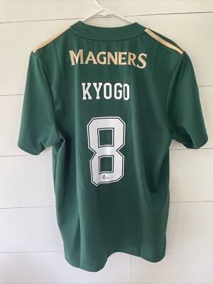 セルティック KYOGŌ 8番 シャツ adidas Celtic FC adidas Football Soccer KYOGO #8 Jersey Kit Size L