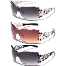 Big Oversized Shield Sunglasses for Women Unique Design Cool Fashion Glasses
