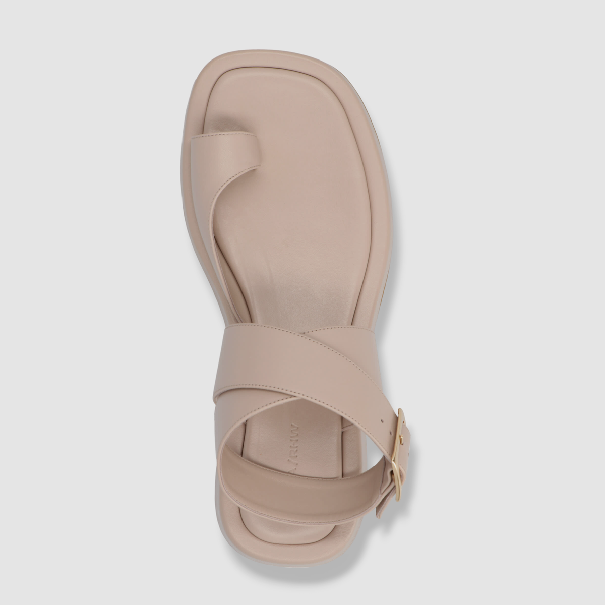 $575 GIA BORGHINI x RHW Women's Beige Flat Toe Ring Wrap $575 GIA BORGHINI x RHW Women's Beige Flat Toe Ring Wrap