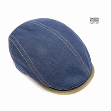 berretto Coppola lino estiva uomo donna stile inglese sfoderato leggero MADE ...