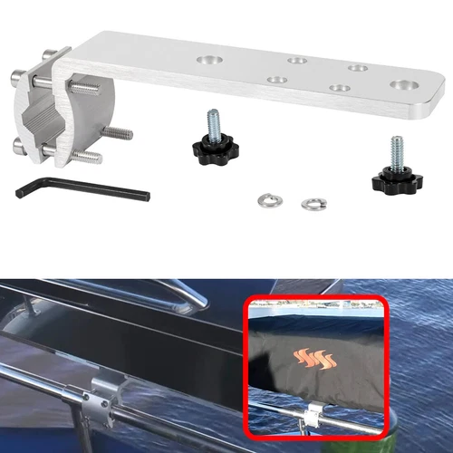 for Kuuma 58182 Stow N' Go Grill Rail Mount 7/8" to 1-1/4" Marine BBQ Boat RV - Picture 1 of 10