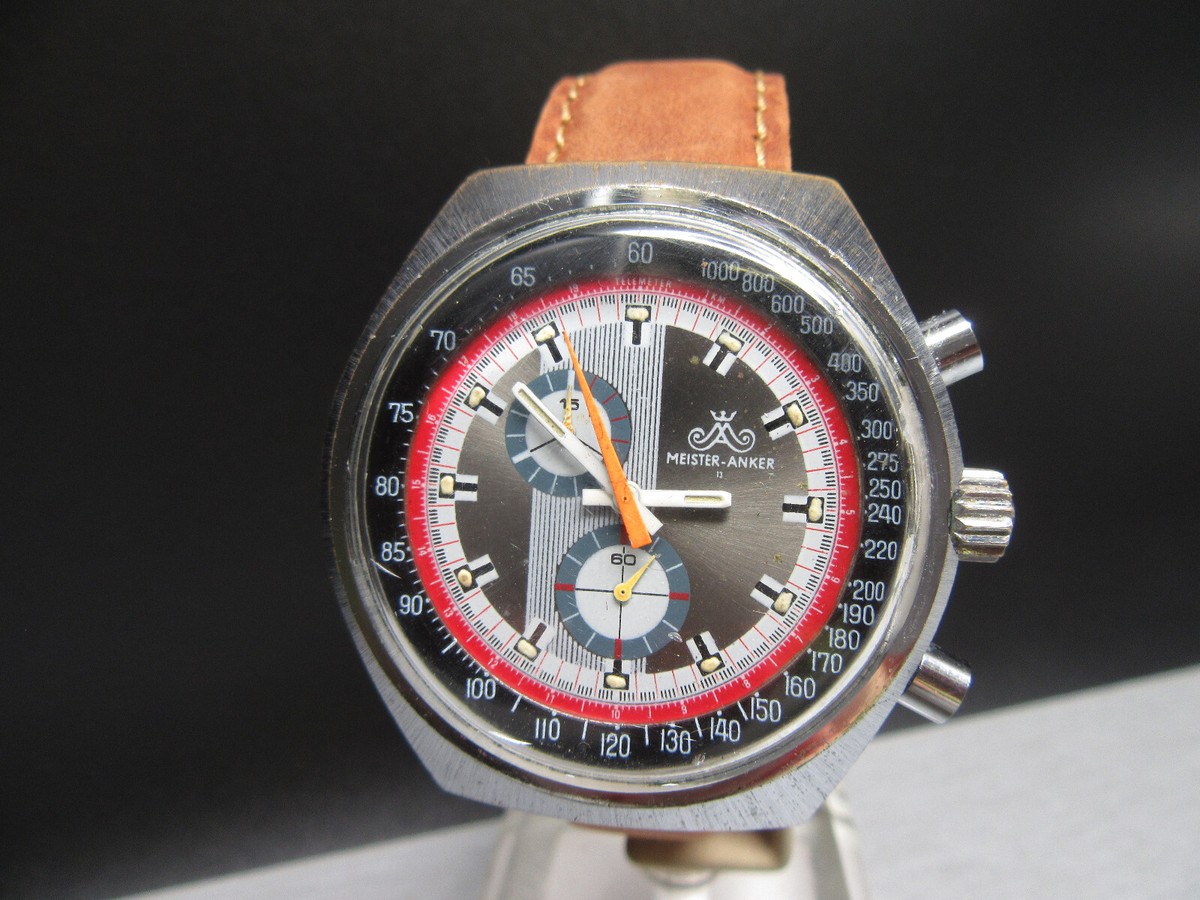Anker Chronograph Meister Anker Herrenuhr Wanduhr Meister