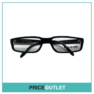 Brille mit klaren Gläsern und schwarzem Gestell UVP 325 £ (28)