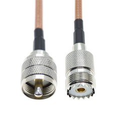 UHF male PL259 To UHF female so239 connector lot RF Coaxial jumper Cable RG400