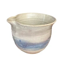 Art Pottery Large  Batter Bowl Signed Smith