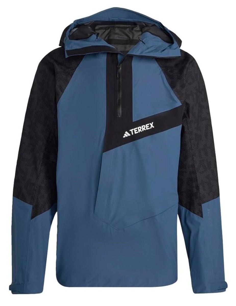 Adidas Jacket Men Terrex Primeknit Waterproof Rain Anorak