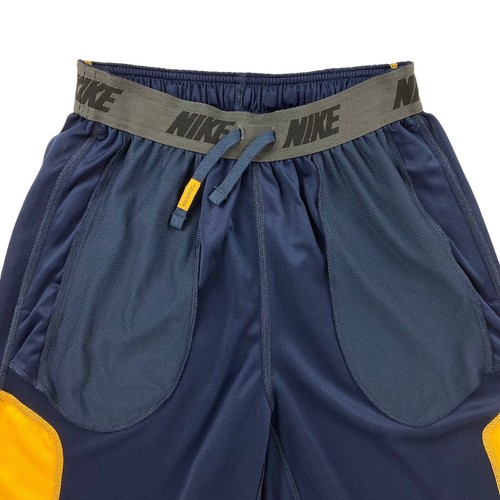 Pantalones Cortos de Baloncesto Nike West Virginia Mountaineers Para Hombre S DRI FIT ORO VIEJO, AZUL - Imagen 7 de 11