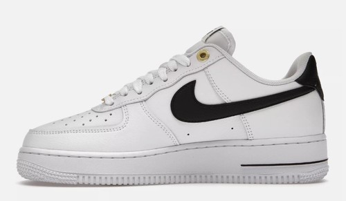Nike Air Force 1 07 LV8 40th Anniversary - White Black 2022 - DQ7658-100 - SIZE9 - Picture 5 of 6