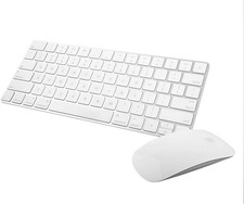 Apple Wireless Magic Keyboard 2  Magic Mouse Bluetooth Plug  Play White QWERTY