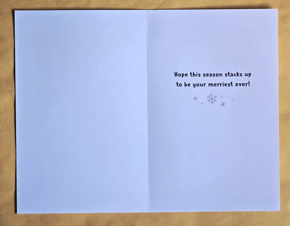 Peanuts Snoopy & Friends Merry Christmas Greeting Card (+Envelope 5x7.6") - Image 2 of 4