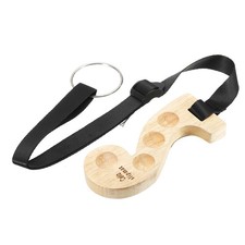 Wood Cello Endpin Rest Non-Slip Stopper 4 Holes with Strap for Cello