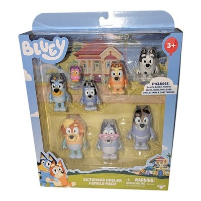 Bluey Friends Extended Heeler Family Pack 8 Figure Multi Pack Brand New in Box