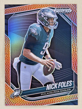 2025 Panini Prizm Black Nick Foles Pigskin Prizm /225 Philadelphia Eagles #117