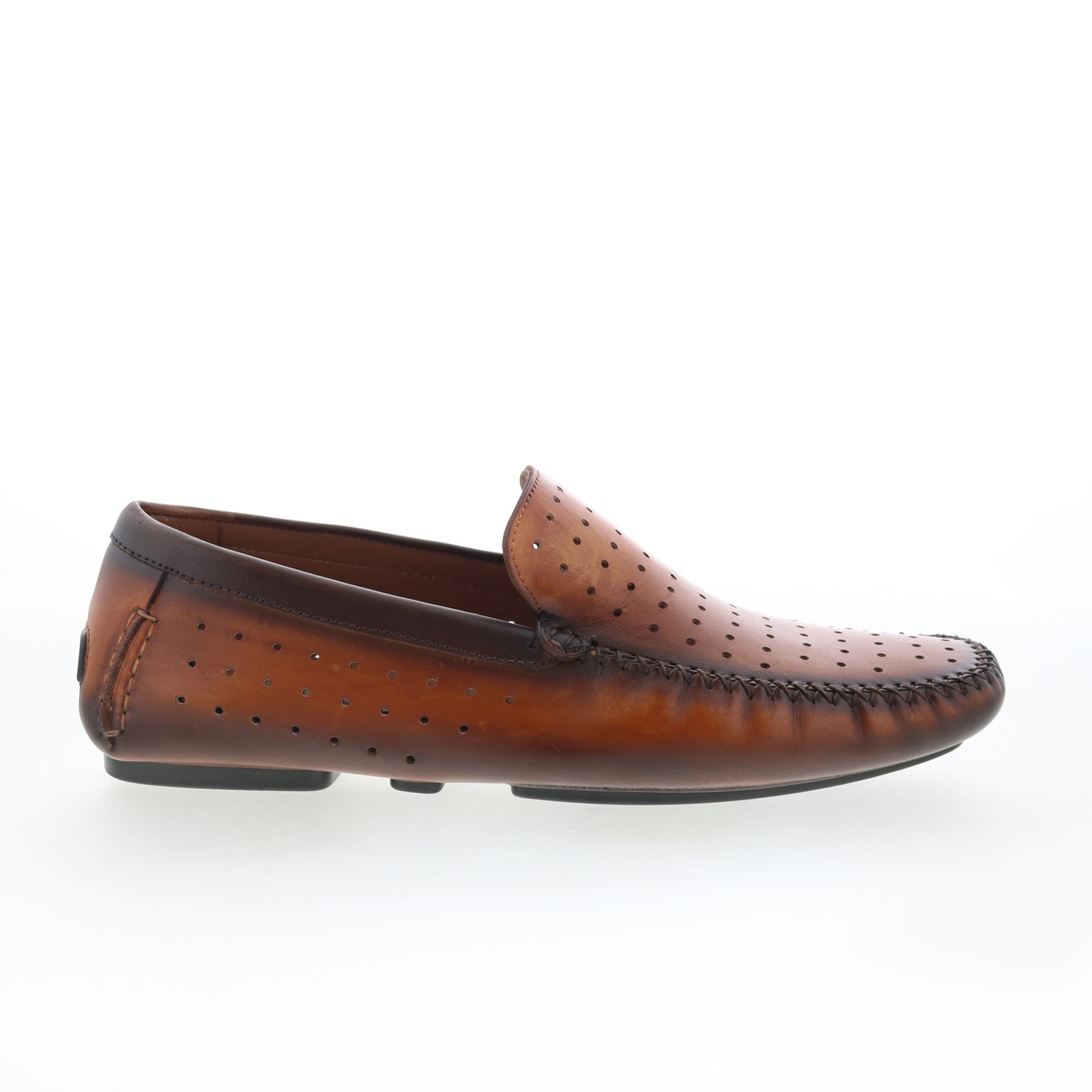 Mezlan 26797 Mens Brown Leather Slip On Loafers - Slip Ons Casual Shoes 9