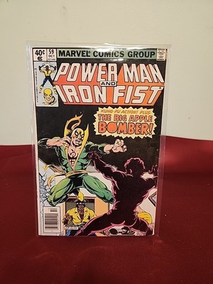 POWER MAN AND IRON FIST #59 Marvel 1979 The Big Apple Bomber !