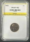 1952 Lincoln Wheat Penny Cent - Gem Proof Red