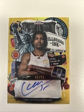 CHRIS CENAC JR 2025 Topps Chrome McDonalds AUTO Gold Billboard Ink 45/50