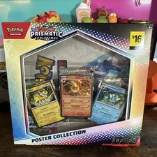 Pokemon TCG Prismatic Evolutions Poster Collection Box Dollar General