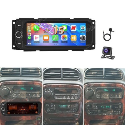 2+64GB Für Chrysler Concorde 2002-2004 Android 15.0 Autoradio Apple CarPlay KAM