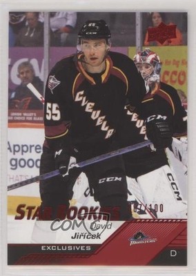 2022 Upper Deck AHL Star Rookies Exclusives 87/100 David Jiricek Rookie RC 0b3