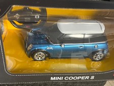 Mini Cooper S RC Spielzeugauto ferngesteuertes  Geschenk Blau Sammlung RAR