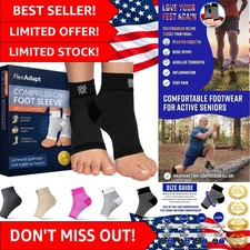Breathable Compression Ankle Sleeves for Heel Pain  Swelling Relief - Medium