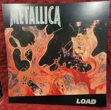 Metallica signed 12 Inch Promo Flat Load, 4 members,  Original, Vintage, Great G