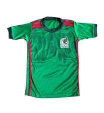 Mexico National Football Team Green Jersey Unisex Kids Size S/M