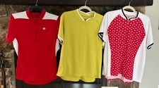 Lot Of 3 Women’s Vintage Cycling Tops Jerseys Pearl Izumi XXL SheBeest  2X Loose