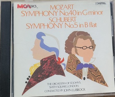 Music CD - Mozart: Symphony No. 40, Schubert: Symphony No. 5, 1986