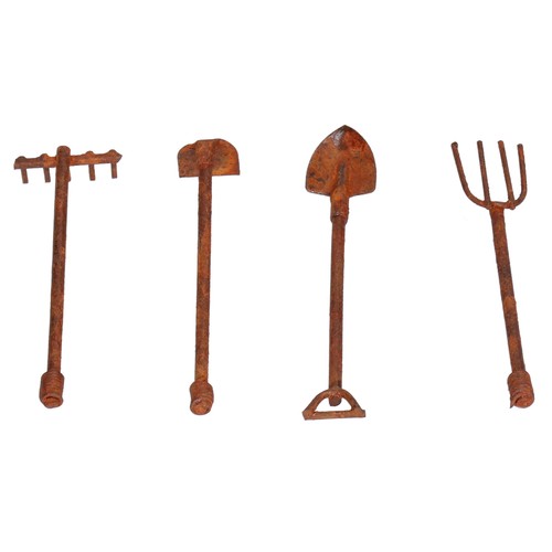 Dollhouse Miniature Farming Tools Dollhouse Farming Tools Retro For Garden - Picture 12 of 12