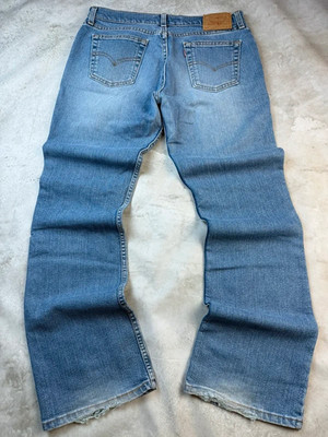 Vintage Levi's Jeans L hellblau wash Y2K pasha superlow stretch bootcut 112