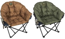 Tommy Bahama XL Jumbo Padded Camp Chair Folding Heavy Duty 500lb w/ Cup Holder