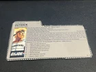 gi joe lot File Card 1987 Outback Great Condition
