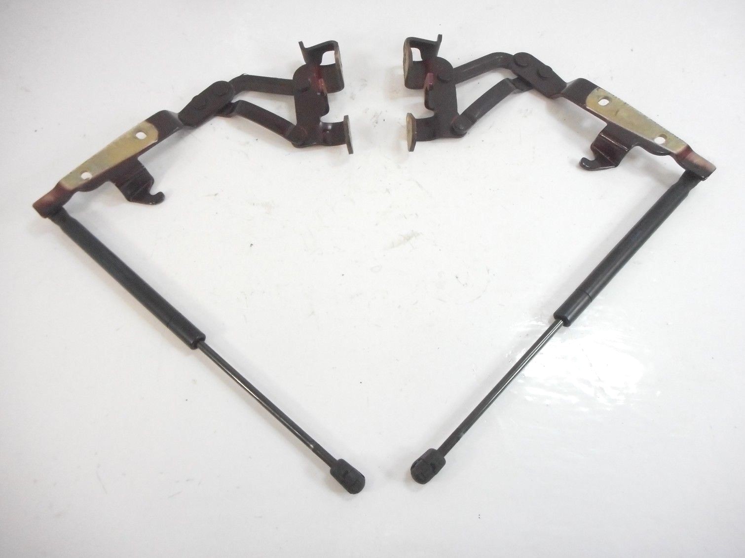 06 2006 Maserati Quattroporte M139 Front Left Right Hood Hinge W/ Shock Pair OEM