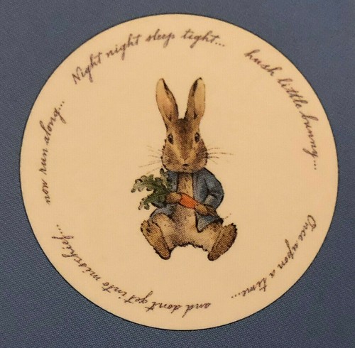 PETER RABBIT EASTER SET OF 4 ASSORTED APPETIZER PLATES BEATRIX POTTER - Picture 3 of 8