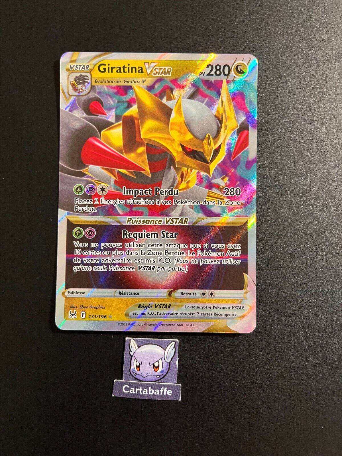 Carta Pokemon Giratina V-Astro (131/196) Origem Perdida EE11