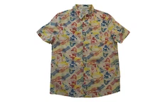 DC Comics World s Finest Collection Mens Wonder Woman Button-Up Shirt NWT XS-3XL