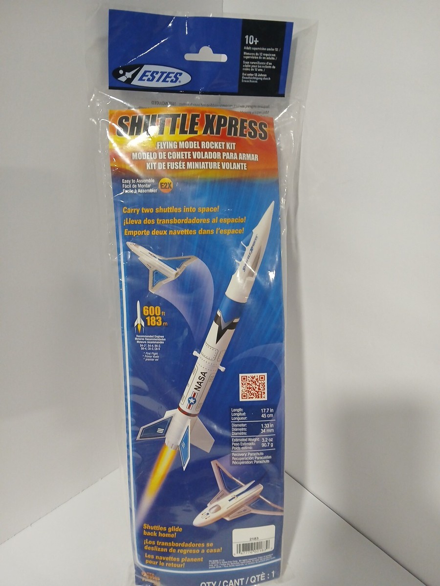 Estes Shuttle Express Flying Model Rocket #2183 New Sealed NASA