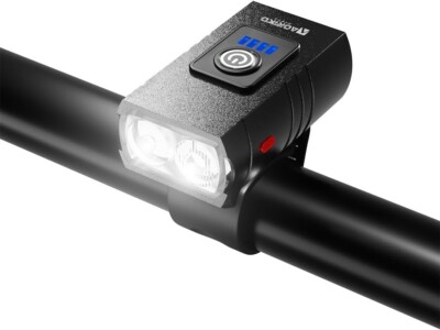 USB Rechargeable LED Bicycle Headlight Bike Front Rear Light Cycling Lamp US