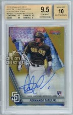 Fernando Tatis Jr 2019 Bowman's Best Gold Auto Rookie Card /50 #B19-FTJ BGS 9.5
