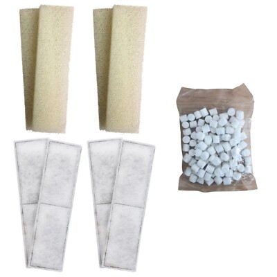 4 x Compatible Fluval U4 Foam + PolyMax Cartridges Internal Filter Sponge Biomax