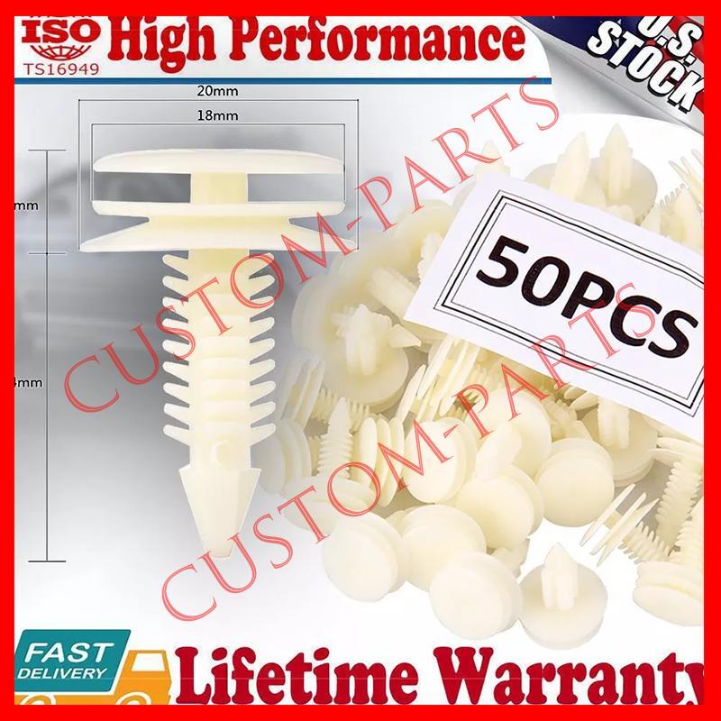 50PCS GM Chevy Buick GMC Front Door Trim Panel Retainer Clips Fasteners