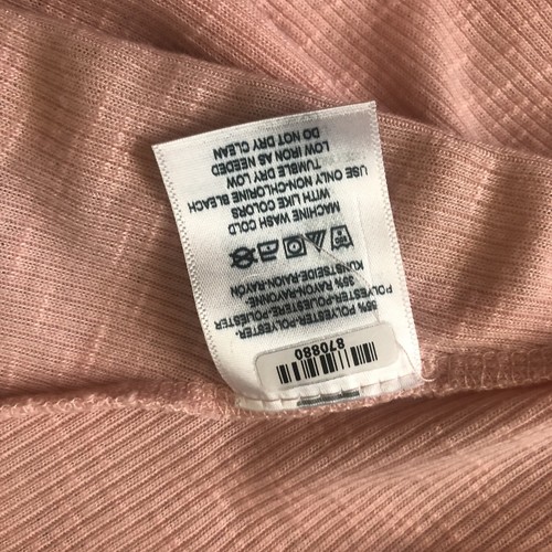 Free People We The Free Damen Gr. XS Pink Beach Ribbed Racerback Tank - Bild 5 von 5