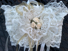 NWOT Bride's Garter w/Lace and Ribbon-One Of A Kind Handmade
