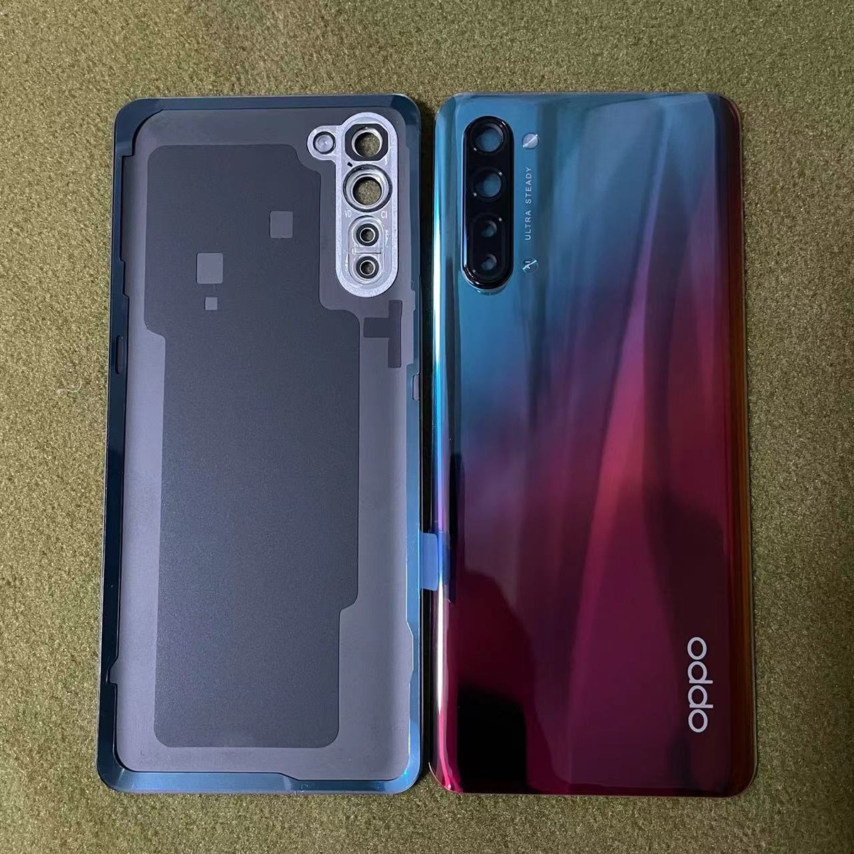 Original For Oppo Reno3 5G PCHM30 Housing Back Battery Cover with