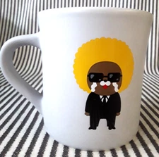 RARE KAKAO FRIENDS JAY-G HAPPY CRYING SECRET AGENT COFFEE MUG CUP HAENGNAM KOREA