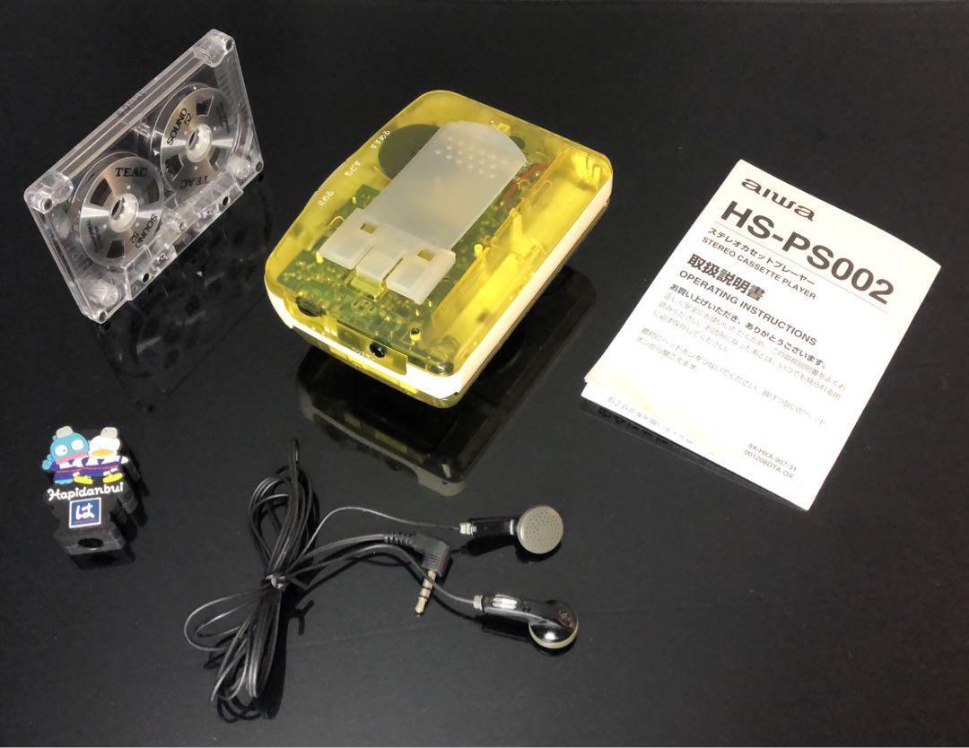 カセットウォークマン AIWA PS002 黄色 「整備済み、完動超美品」 s-l1200.jpg